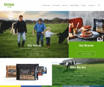 Ornuafoods.co.uk(Ornua Foods UK) Screenshot