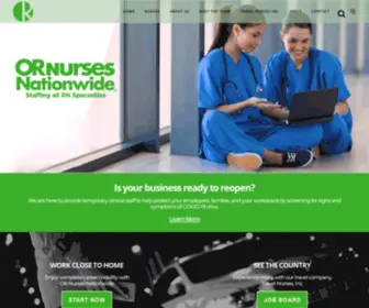 Ornursesinc.com(Nurses, Inc) Screenshot