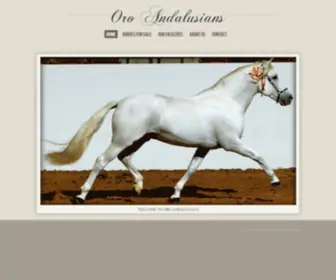 Oroandalusians.com(The Frontpage) Screenshot