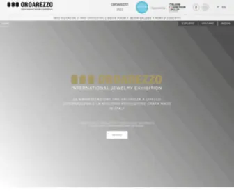 Oroarezzo.it(International Jewellery Exhibition) Screenshot