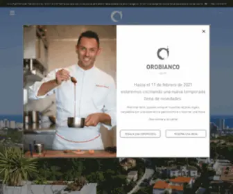 Orobianco.es(Restaurante Estrella MICHELIN en Calpe) Screenshot