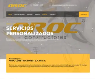 Oroc.com.mx(OROC CONSTRUCTORES) Screenshot