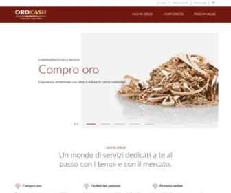 Orocash.it(Compro Oro e compravendita preziosi) Screenshot