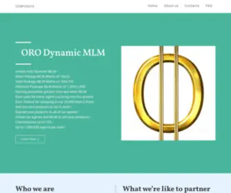 Oro.cm(ORO Dynamic MLM) Screenshot