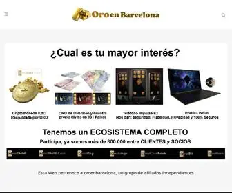 Oroenbarcelona.com(Oroenbarcelona inicio) Screenshot