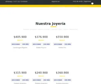 Oroexpress.com.co(Joyería) Screenshot