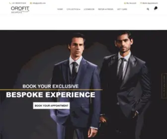 Orofit.com(Luxury Bespoke For Men) Screenshot