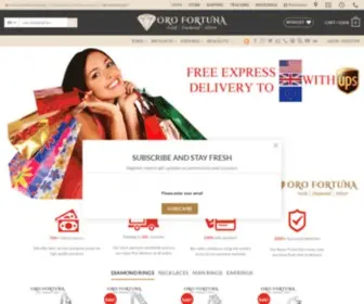 Orofortuna.com(Oro Fortuna) Screenshot