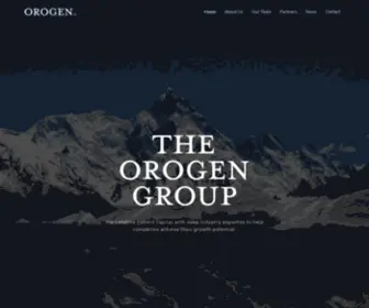 Orogengroup.com(The Orogen Group) Screenshot