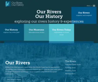 Oroh.com.au(Our Rivers Our History) Screenshot