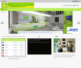 Orointbank.com(Oromia International Bank) Screenshot