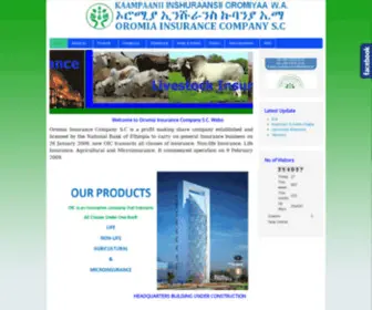 Oromiainsurancecompany.com.et(Oromia Insurance) Screenshot