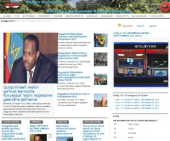 Oromiyaa.com(Oromiyaa) Screenshot