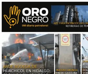 Oronegro.mx(Oro Negro) Screenshot