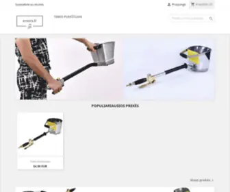 Orooro.lt(Parduotuv? sukurta naudojant PrestaShop) Screenshot