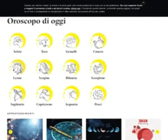 Oroscopo.it(Oroscopo e Previsioni Segni Zodiacali Oggi e Domani su) Screenshot