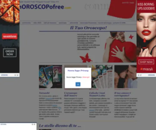 Oroscopofree.com(Oroscopofree) Screenshot