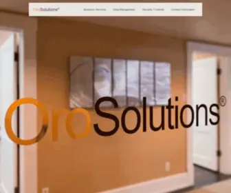 Orosolutions.com(Orosolutions) Screenshot