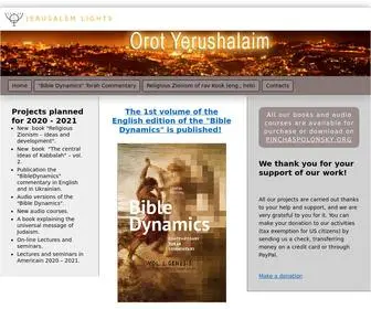 Orot-Yerushalaim.org(Orot Yerushalaim) Screenshot