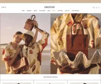 Oroton.com.au(Oroton™ Online Store) Screenshot