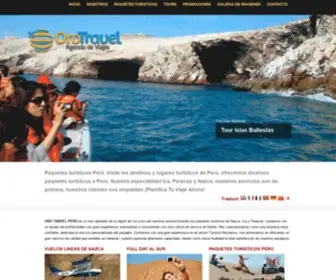 Orotravelperu.com(Paquetes Turisticos Peru) Screenshot