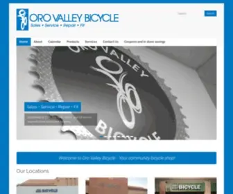 Orovalleybicycle.com(Oro Valley Bicycle) Screenshot