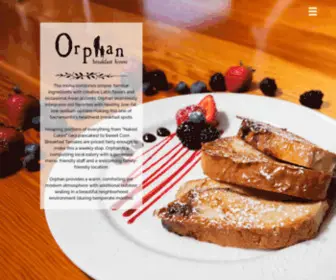 Orphanbreakfast.com(Orphan Breakfast House) Screenshot