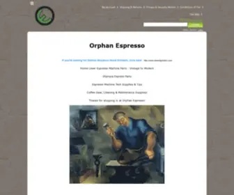 Orphanespresso.com(Orphan Espresso) Screenshot