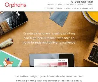 Orphans.co.uk(Creative designers) Screenshot