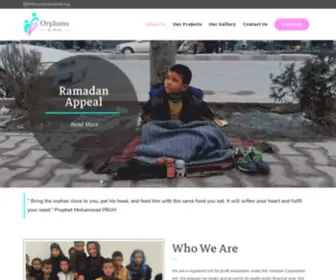 Orphansatrisk.org(Orphans At Risk) Screenshot