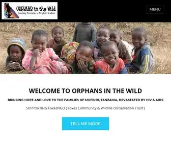 Orphansinthewild.org(Orphans in the Wild) Screenshot