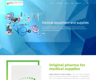 Orphaye.com(Original pharma for medical supplies) Screenshot