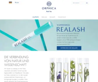 Orphica.de(Für Augenbrauen) Screenshot