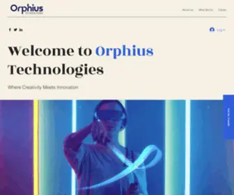 Orphiusgroup.com(Orphius Technologies) Screenshot