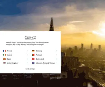 Orphoz.com(Consulting firm) Screenshot