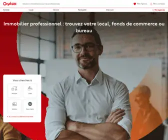 Orpientreprises.com(Immobilier d'entreprise) Screenshot