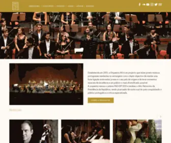 Orquestraxxi.pt(Orquestra XXI) Screenshot