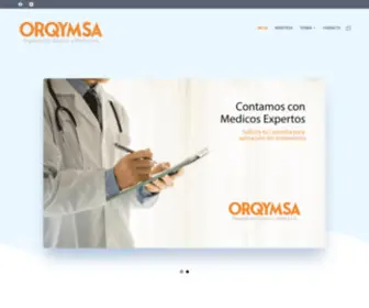 OrqYmsa.com(Organización Química y Médica) Screenshot