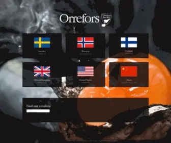 Orrefors.com(Home) Screenshot