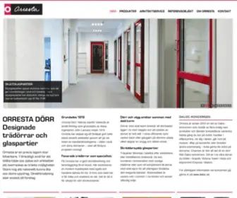 Orrestadorr.se(Orresta Dörr AB) Screenshot