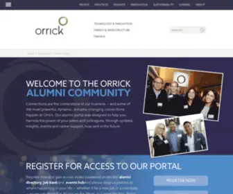 Orrickalumni.com(The Orrick Alumni Community) Screenshot