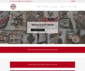 Orrillsauction.com(Buy, Sell, Consign) Screenshot