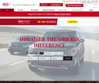 Orrkiabossier.com(Orr Kia of Bossier City) Screenshot