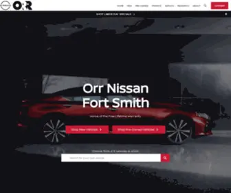 Orrnissanoffortsmith.com(Orr Nissan of Fort Smith) Screenshot