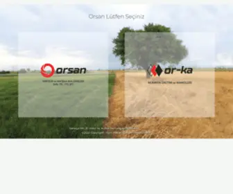 Orsan.com.tr(Kartela ve Matbaa Malzemeleri Toptan Sat) Screenshot