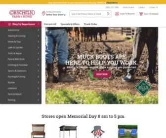 Orschelnfarmhome.com(Orscheln Farm and Home) Screenshot