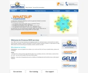 Orsenna.com(Orsenna Network Management Services) Screenshot