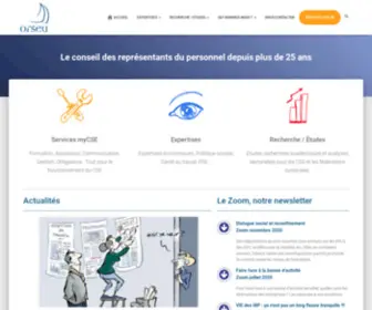 Orseu.com(Le conseil des représentants du personnel depuis plus de 25 ans) Screenshot