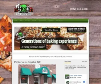 Orsibakery.com(Orsi's Italian Bakery & Pizzeria) Screenshot