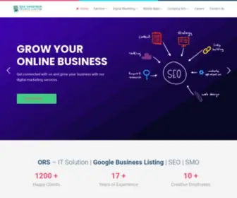 Orsinfotech.com(Web designing And Development company in Vadodara (Baroda)) Screenshot
